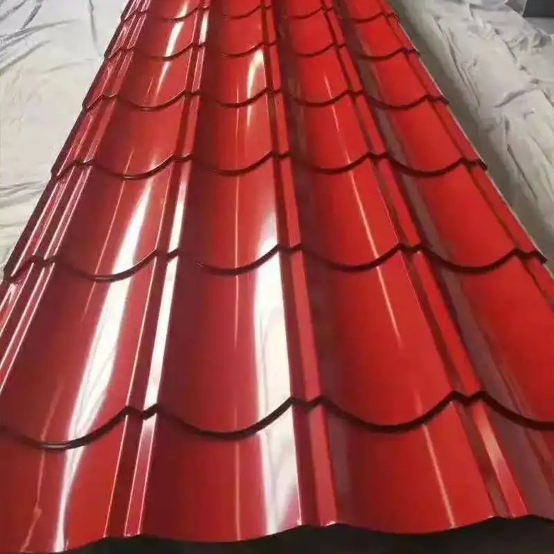 Red Metal Roofing Sheets