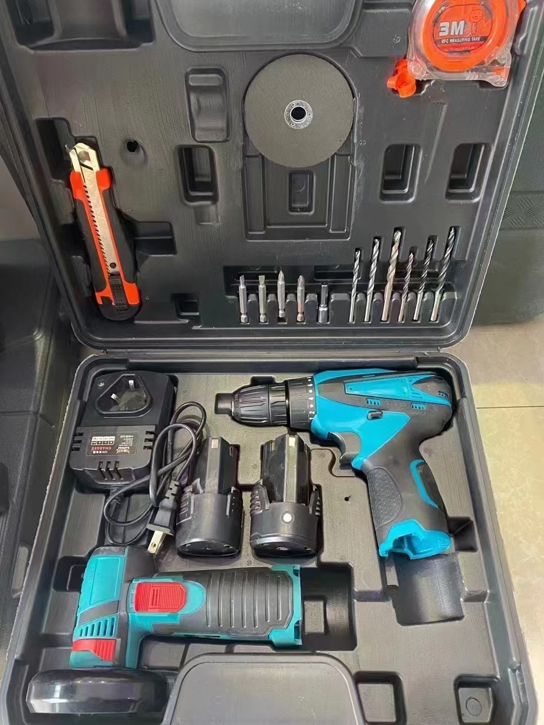 Cordless Drill and Grinder