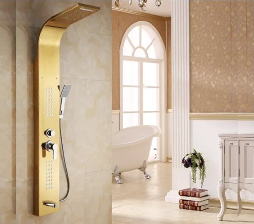 Luxury Gold Shower Panel