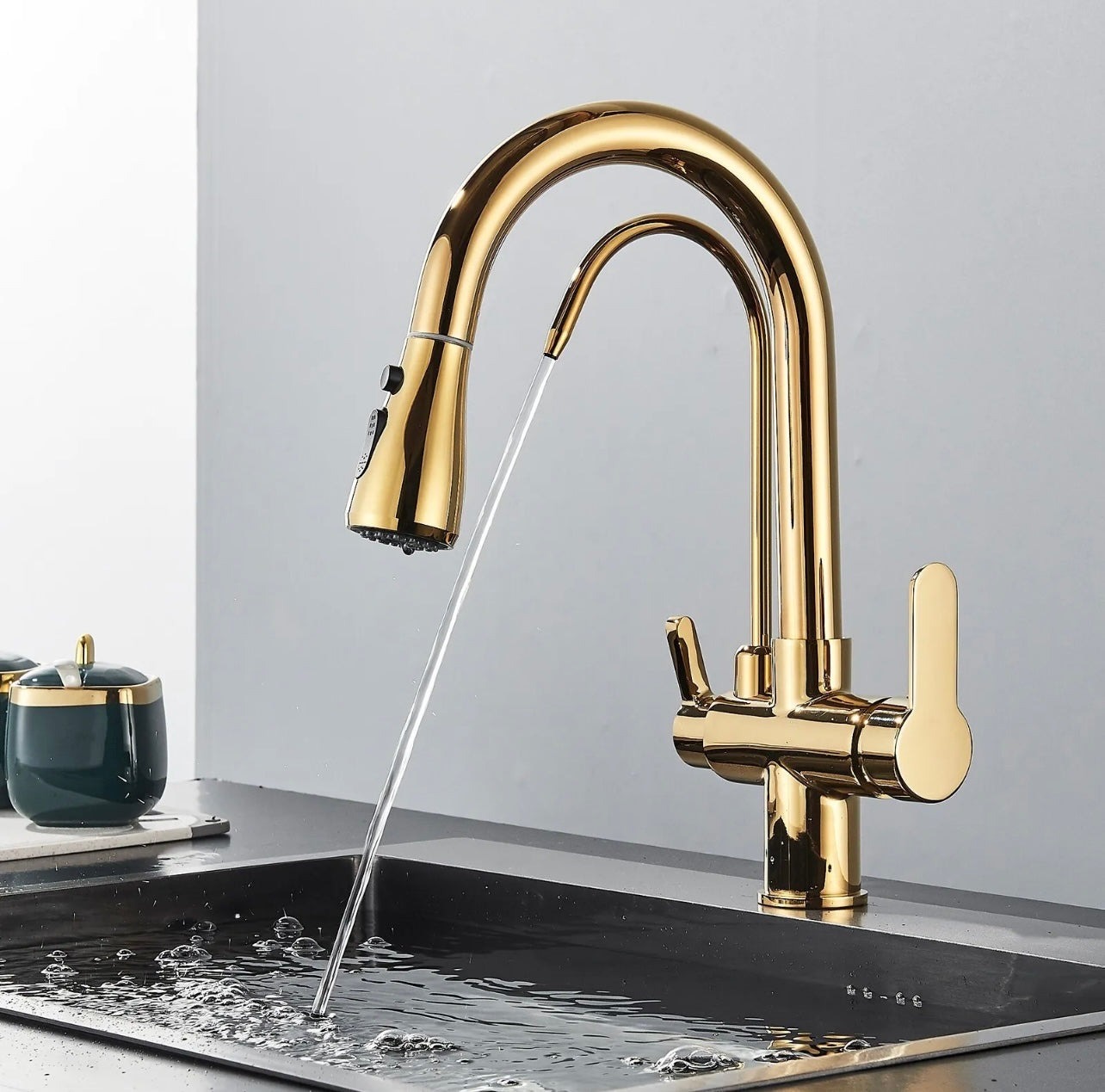 Gold Kitchen Faucet