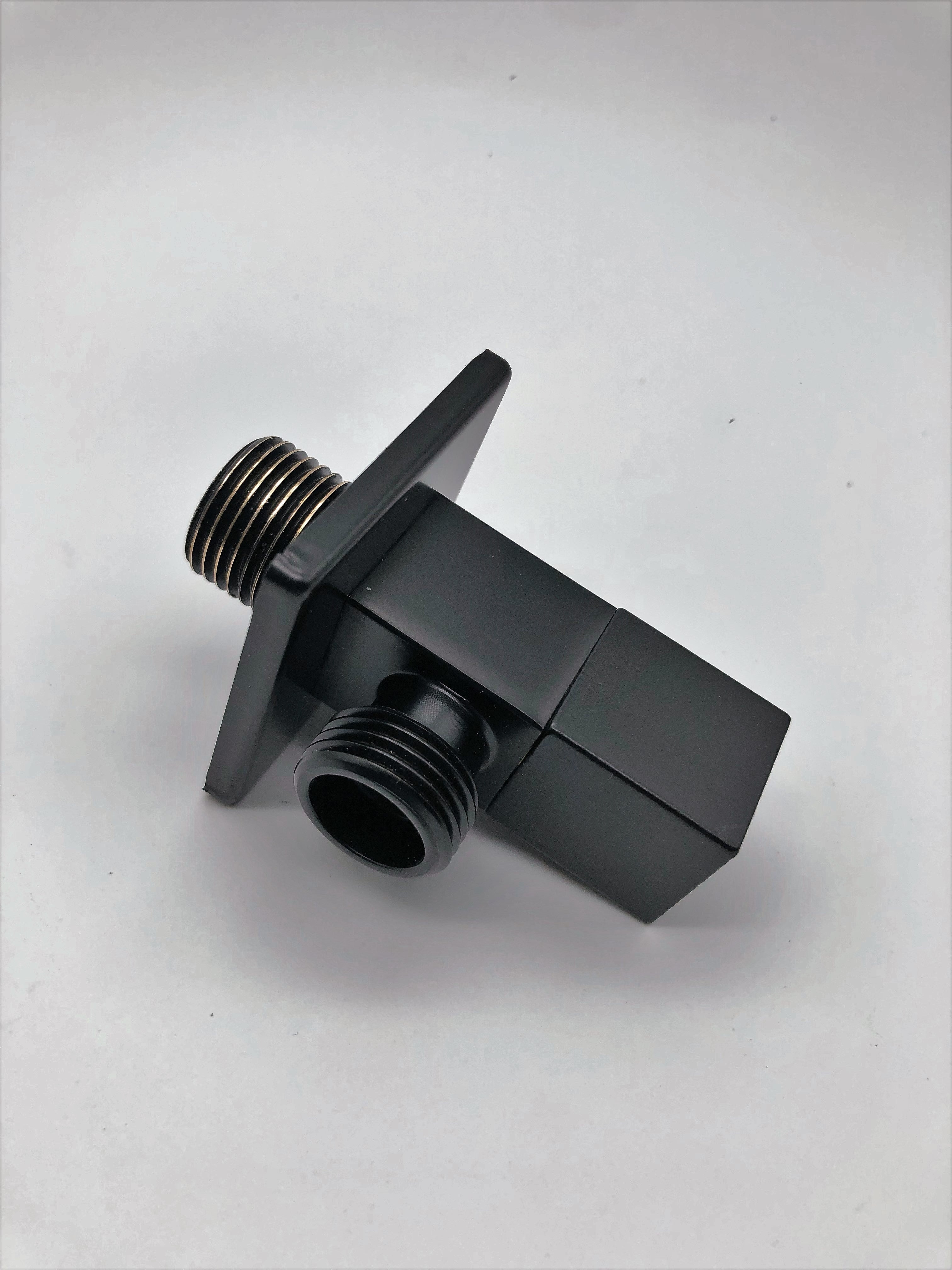 Matte Black Shower Arm Diverter Valve