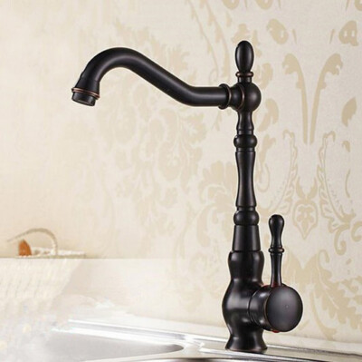 Vintage Black Kitchen Faucet