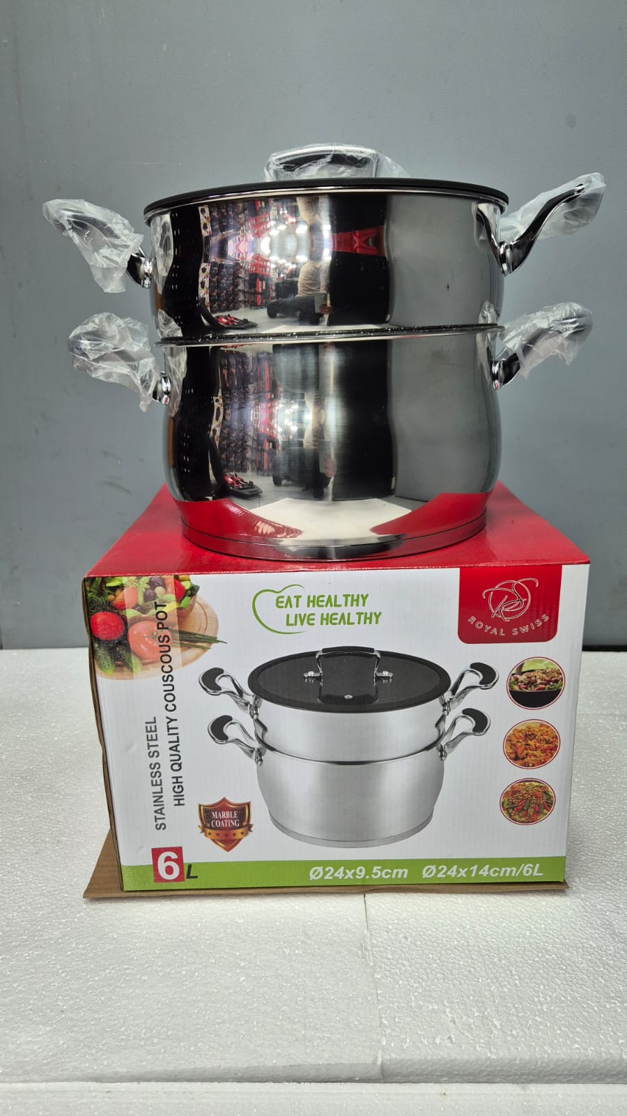 Couscoussier Inox/pierre RS