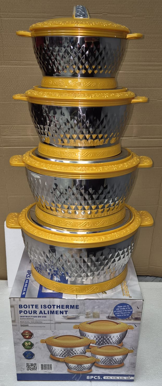 Thermos alimentaire par 4 pour aliment 2.5/4.5/6.5/10L RB