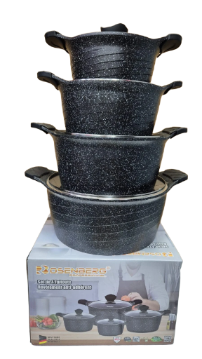 Faitout en pierre Choux 8 pièces 20/24/28/32cm RB