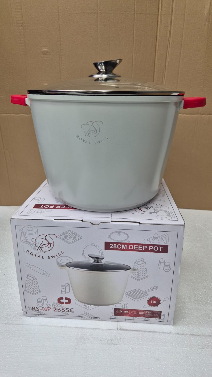 Deep Pot 28cm Beige RS