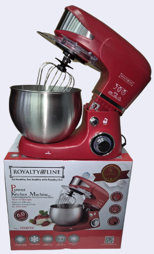 Robot Pétrin avec 3 têtes 6L Rouge 1600W ROYALTY LINE