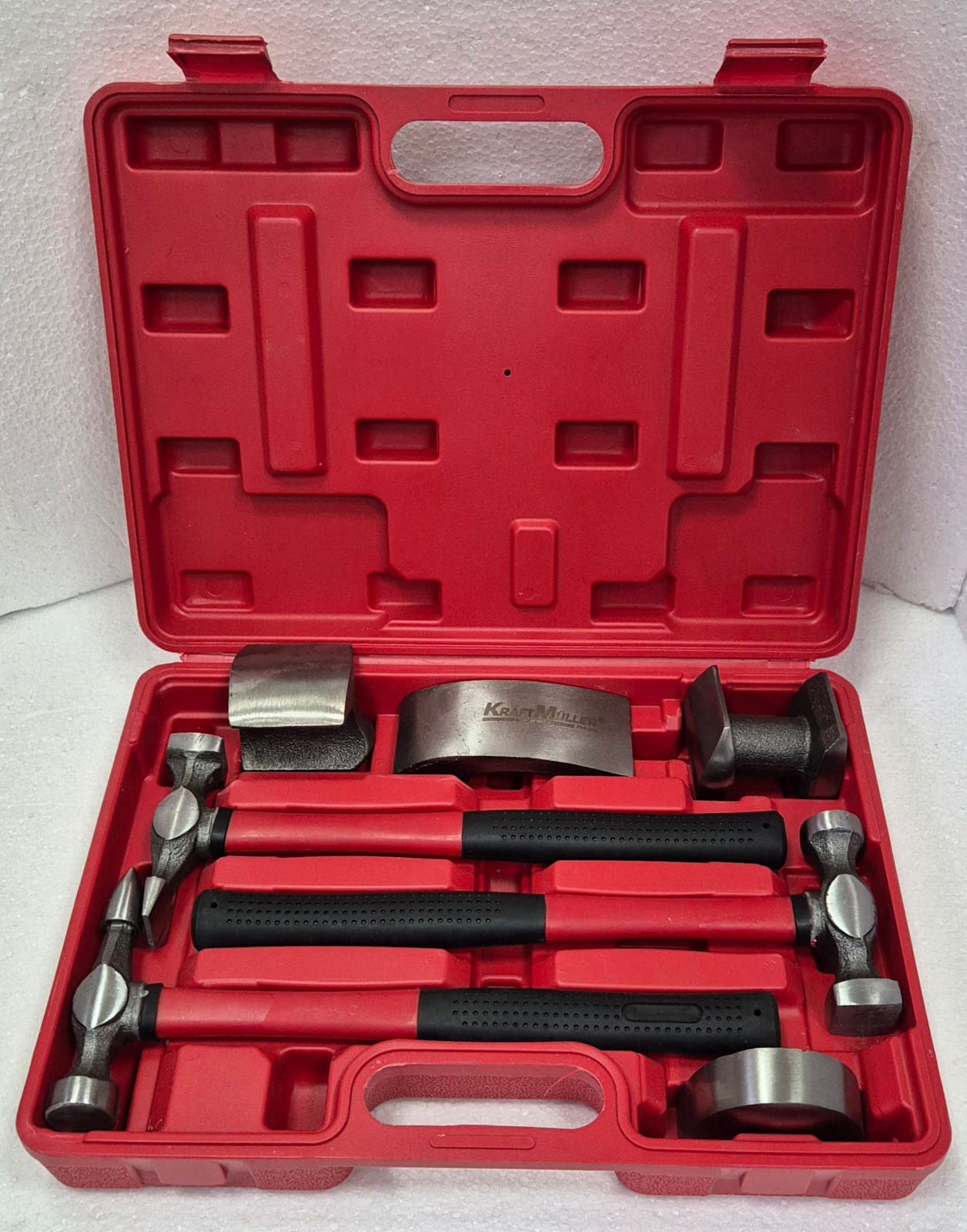 Kit Marteaux et tas de carrossier 7 pièces KRAFT MULLER