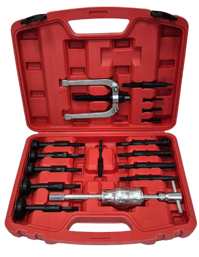 Kit d'extracteur de roulement intérieur avec masse à inertie 16 pcs KRAFT MULLER