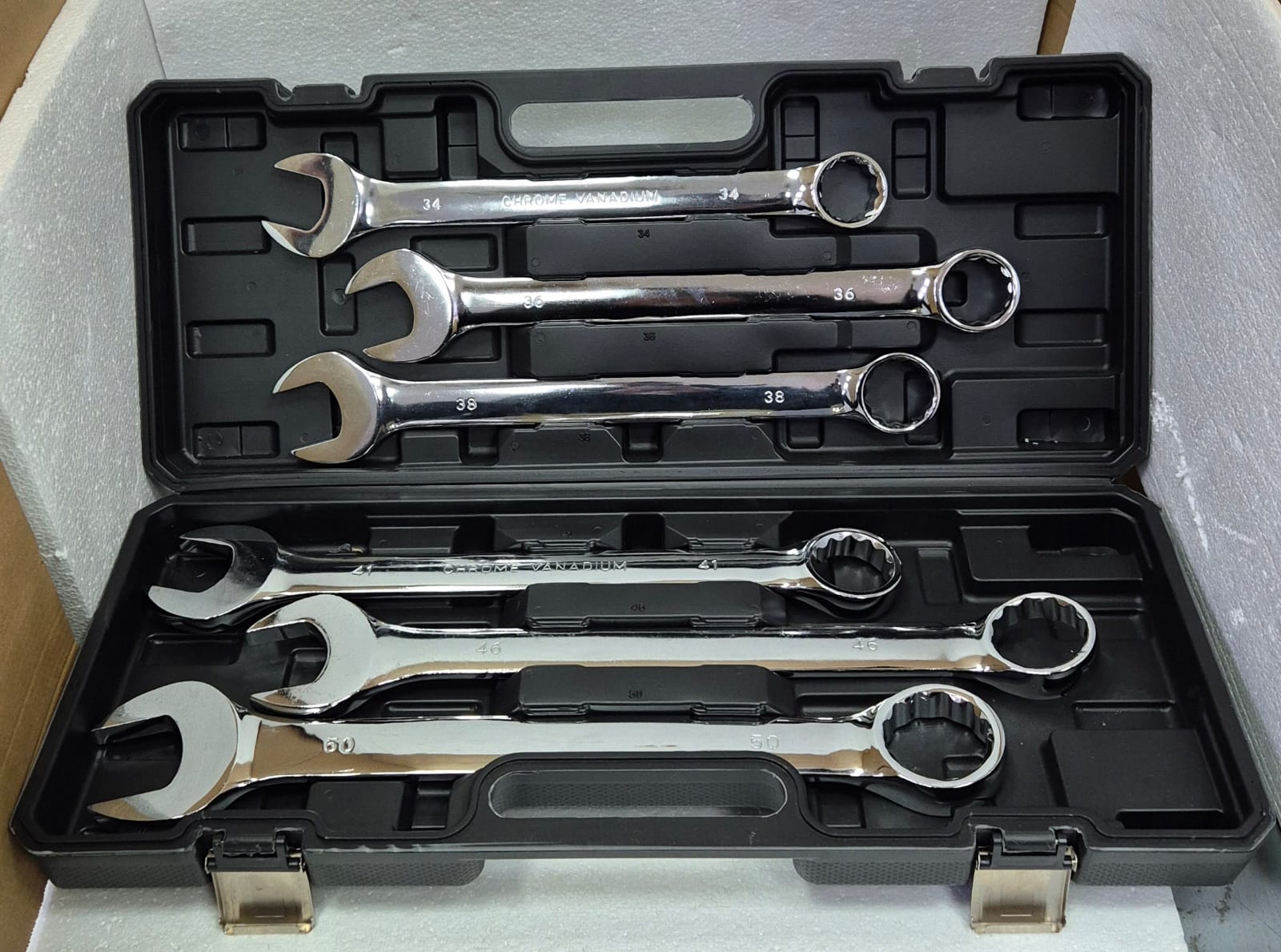 Lot de 6 clés plates de 34 à 54mm KRAFT MULLER