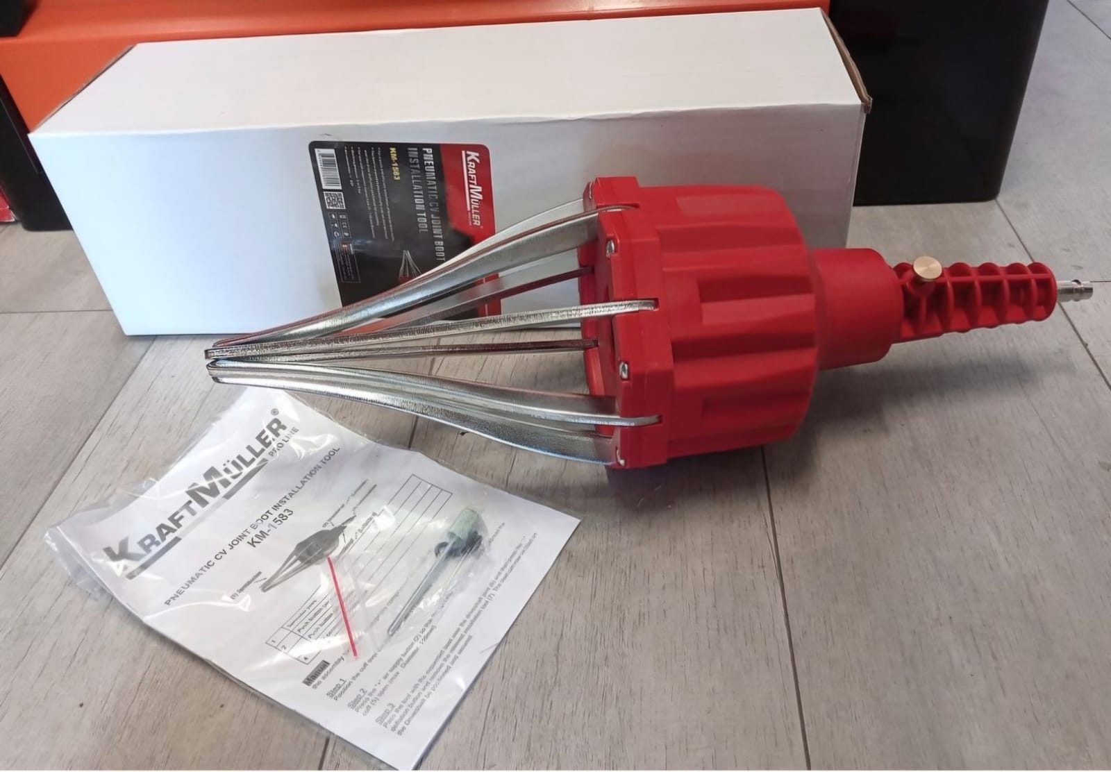 Expandeur soufflet de cardan pneumatique  Kraft Muller