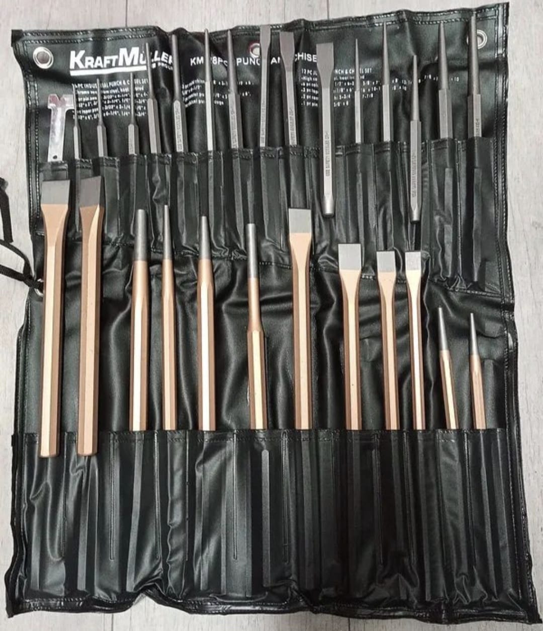 Jeu de chasse goupille et burin 28 pièces Kraft Muller