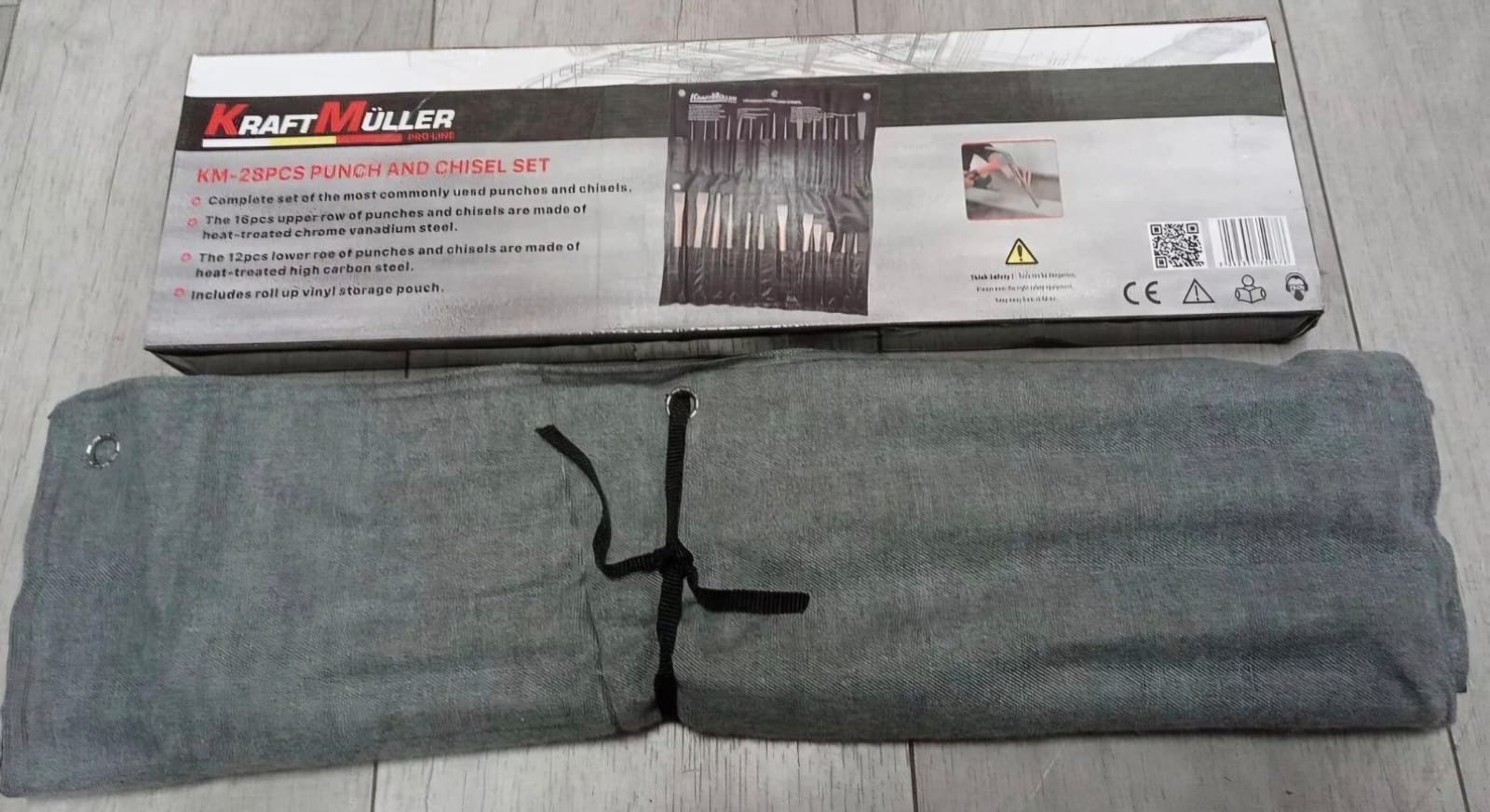 Jeu de chasse goupille et burin 28 pièces Kraft Muller