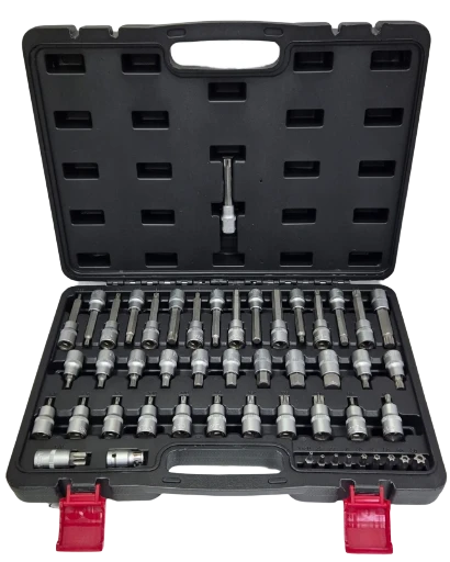 Coffret 50 pièces Torx/BTR/12 pans KRAFT MULLER