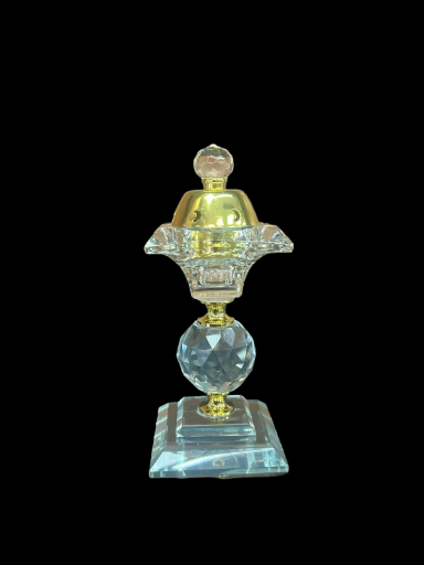 Encensoir doré en cristal