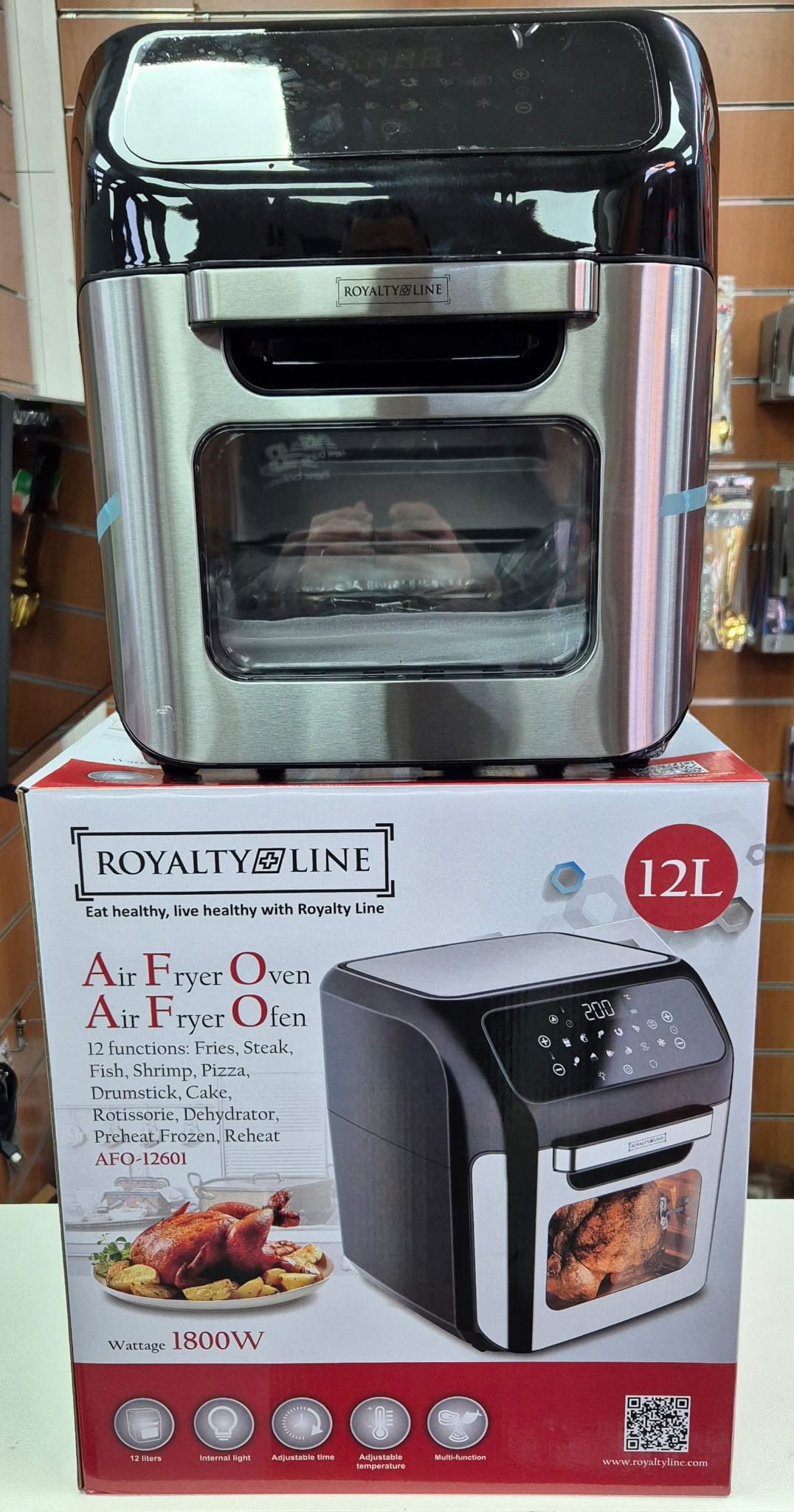 Air Fryer 12L 1800W ROYALTY LINE