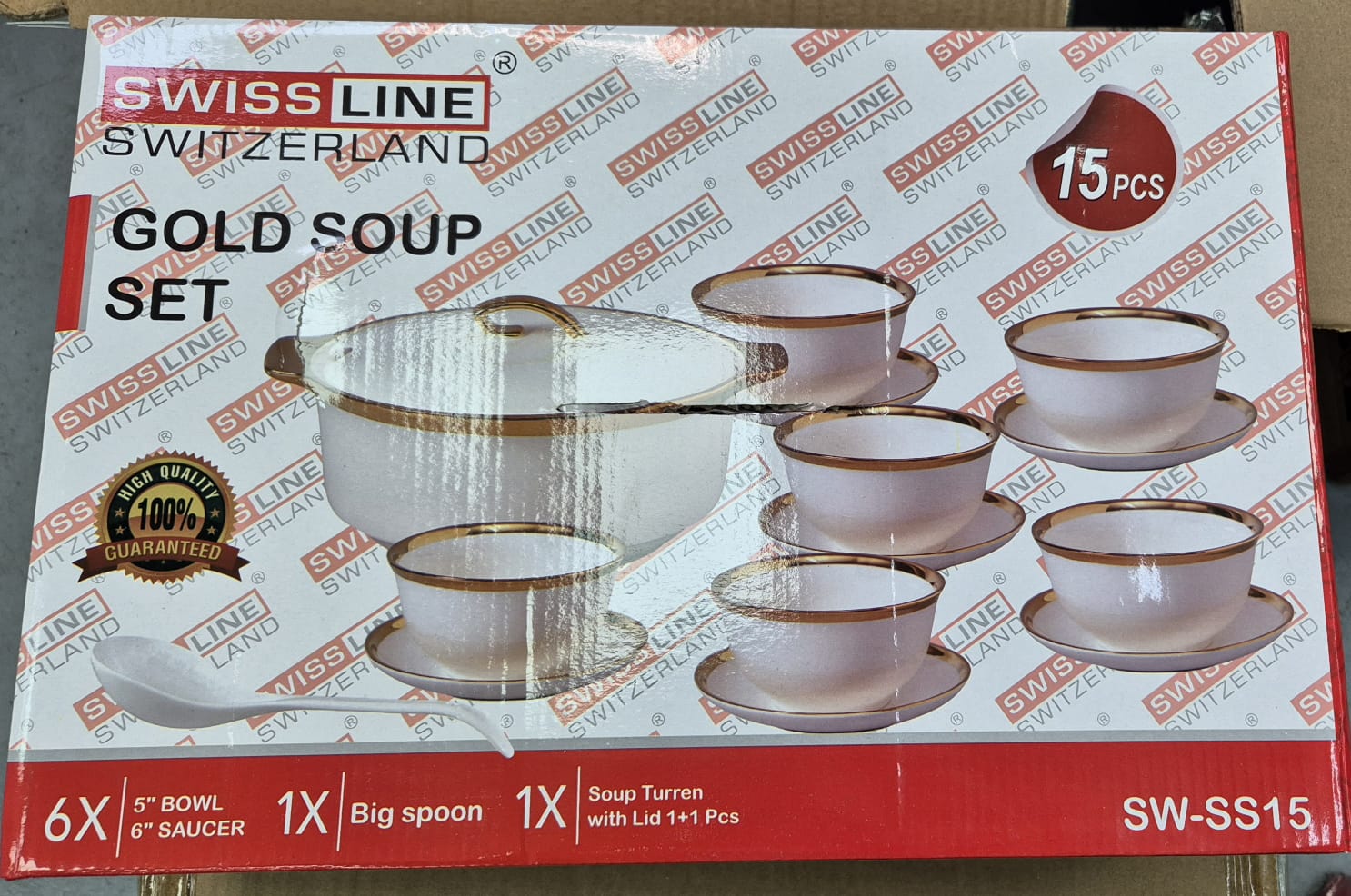 Soupière 15 pièces SWISS LINE