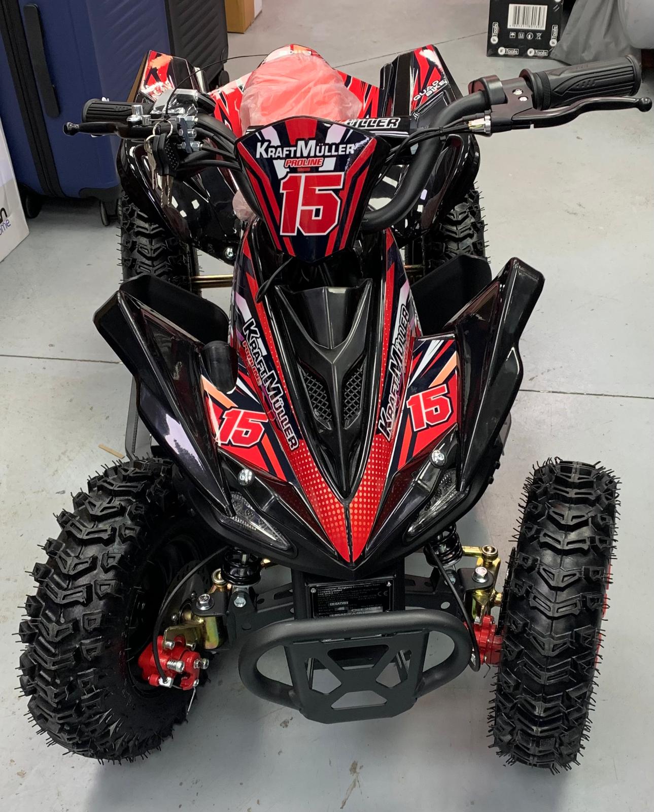 Quad électrique enfant 1000W 36V Rouge Kraft Muller