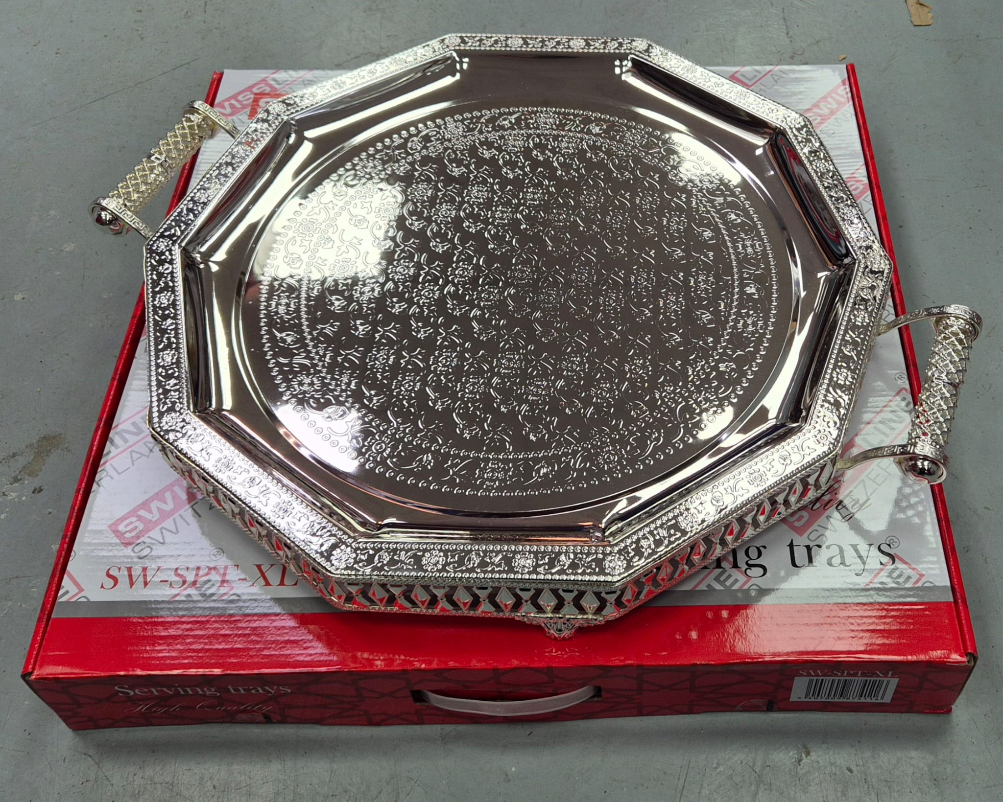 Plateau 50cm  Argenté SL