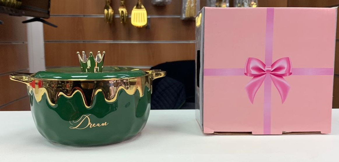 Bol + couvercle en céramique ORIENT