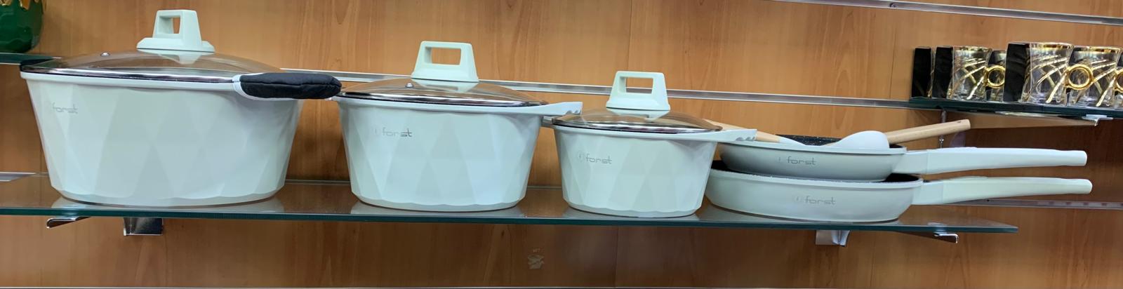 Batterie 12 pièces Diamant crème RS