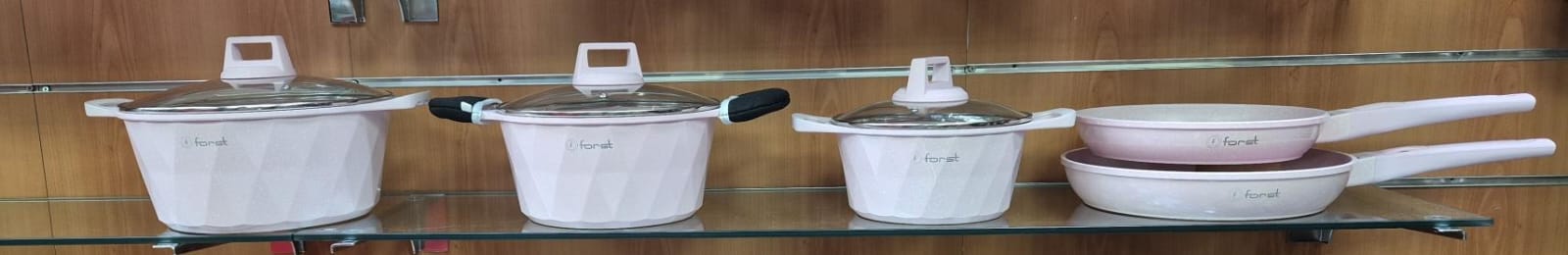 Batterie 12 pièces Diamant rose RS