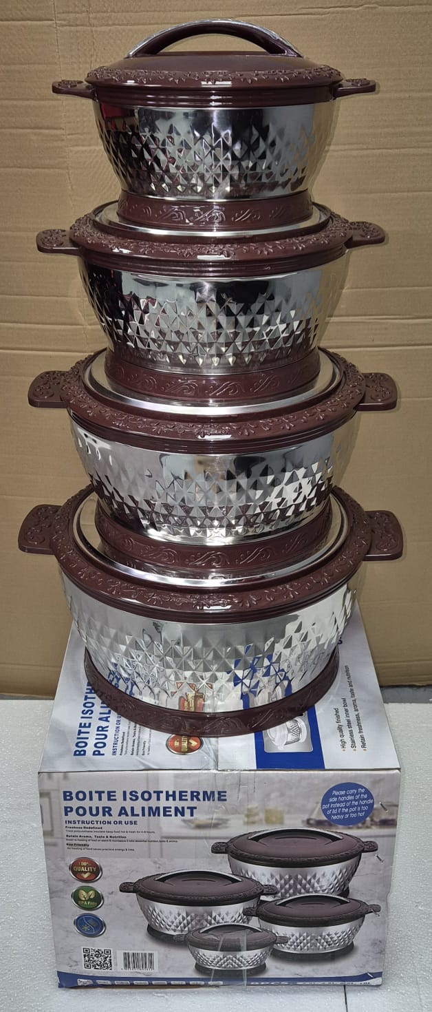 Thermos alimentaire par 4 pour aliment 2.5/4.5/6.5/10L RB