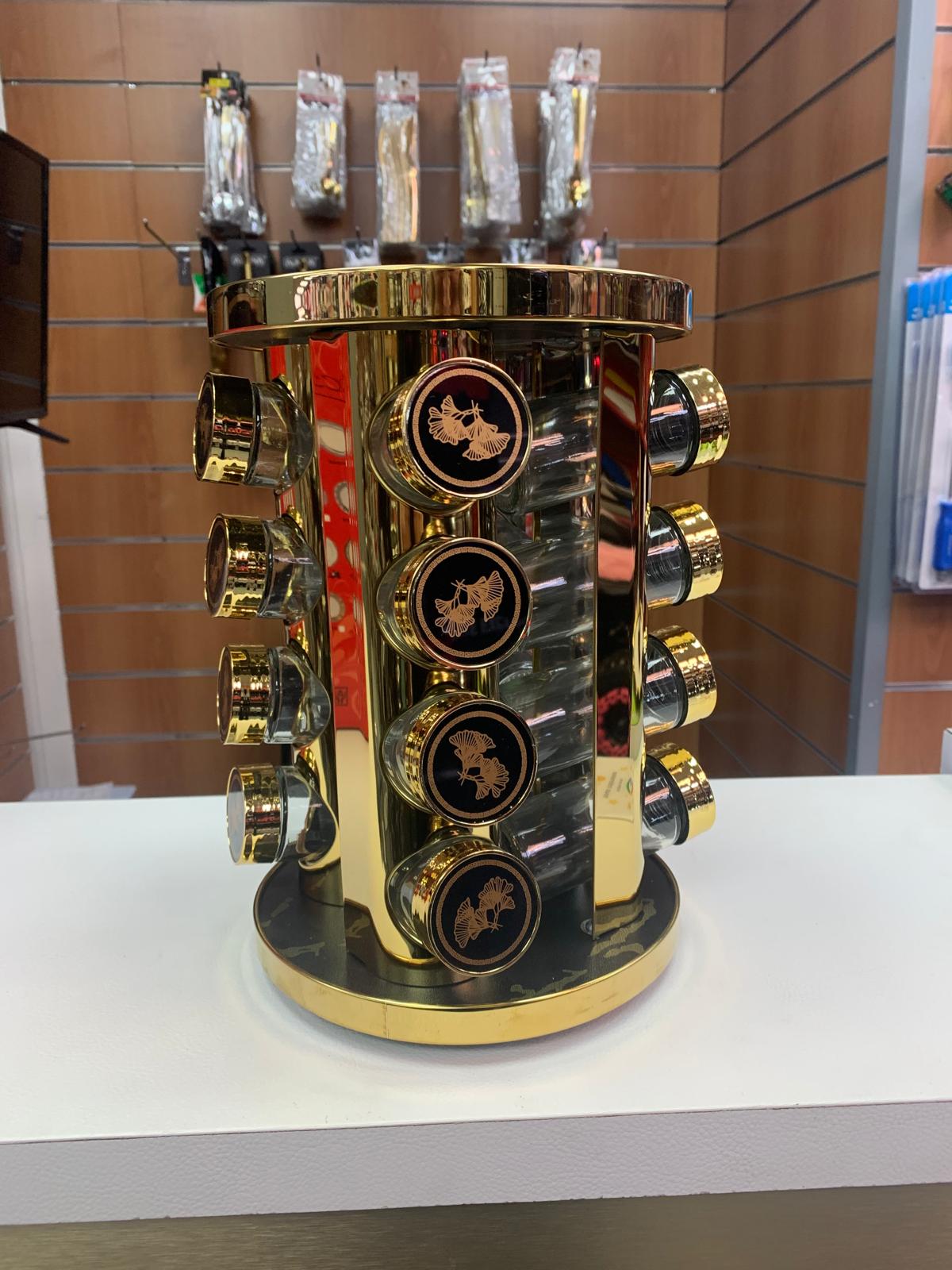 Présentoir 16pcs à épices tournant