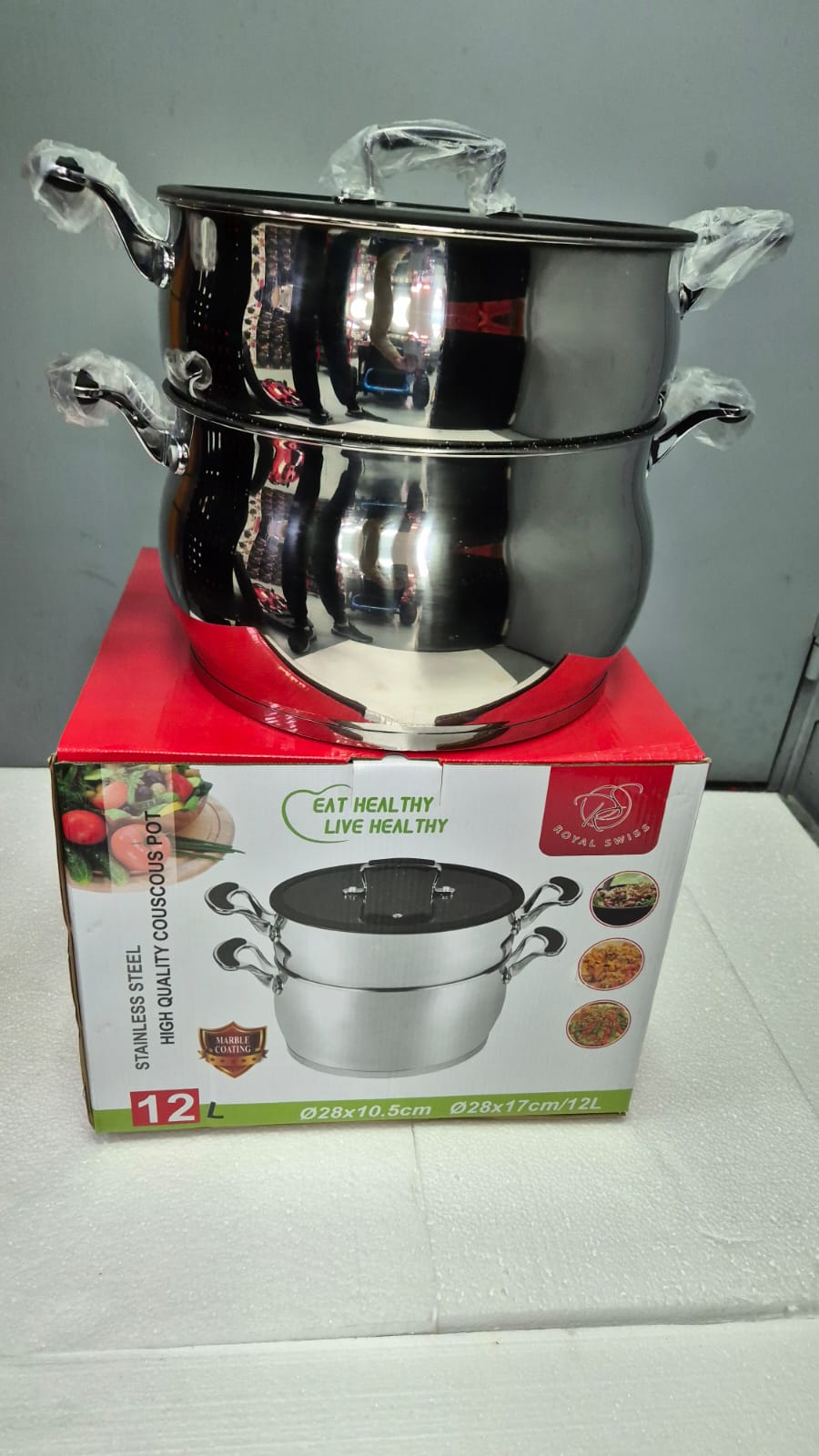 Couscoussier Inox/pierre RS