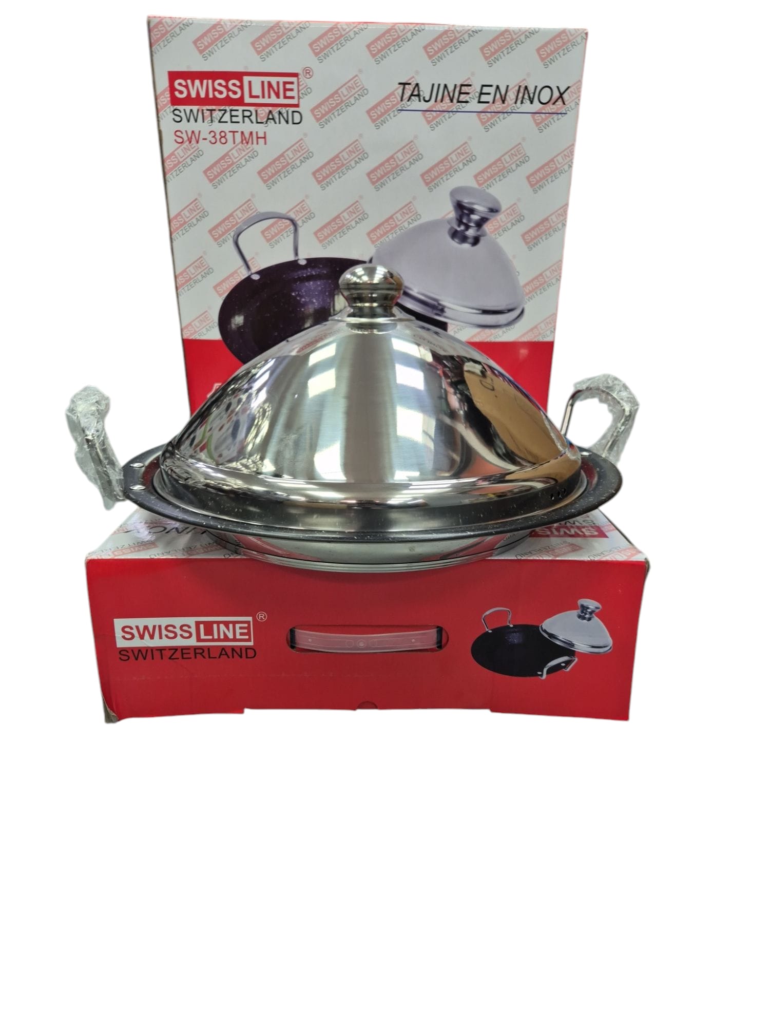 Tajine Inox/pierre 38cm SL