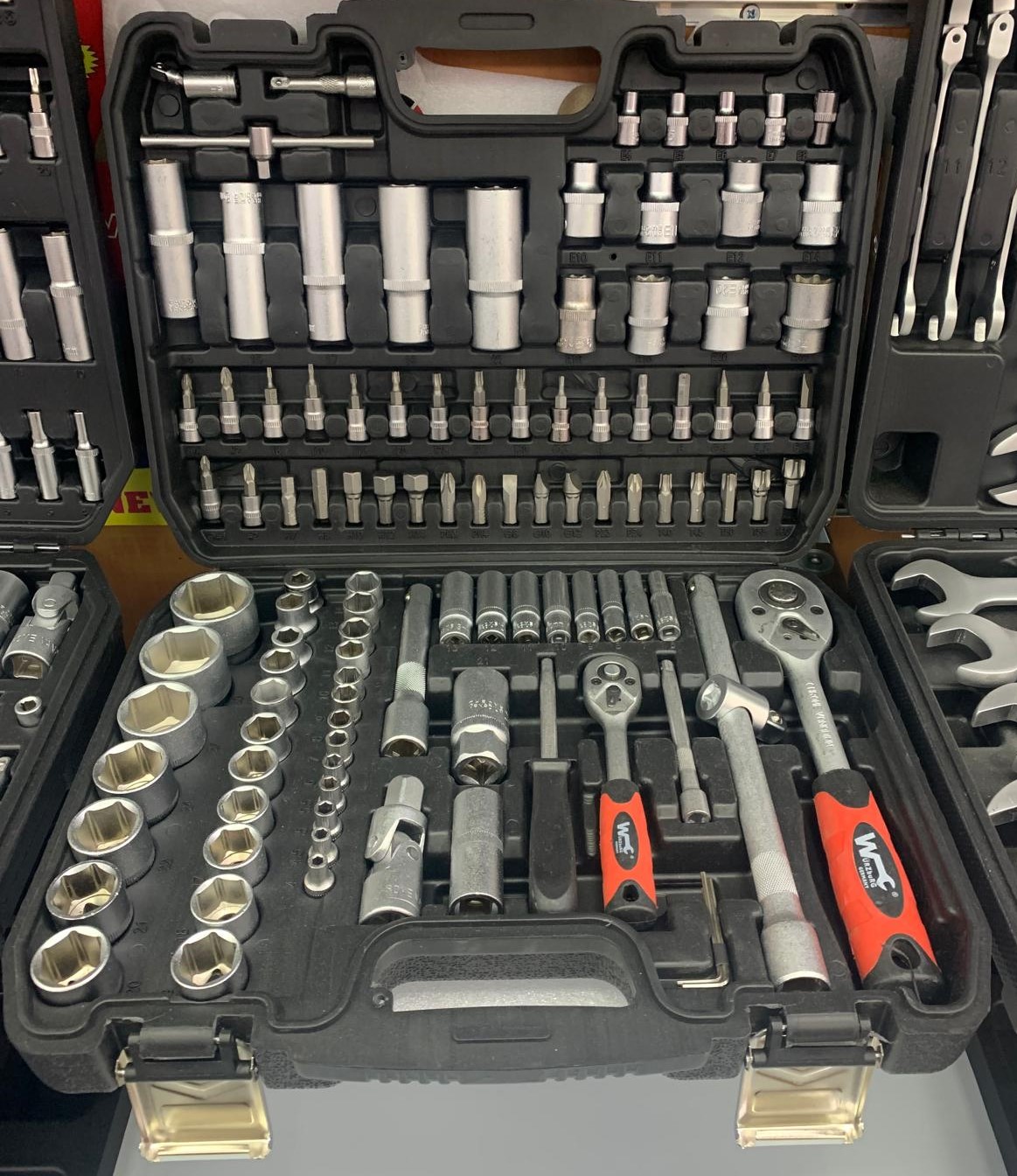 Coffret clés cliquet à douilles 108 pièces WURZBURG