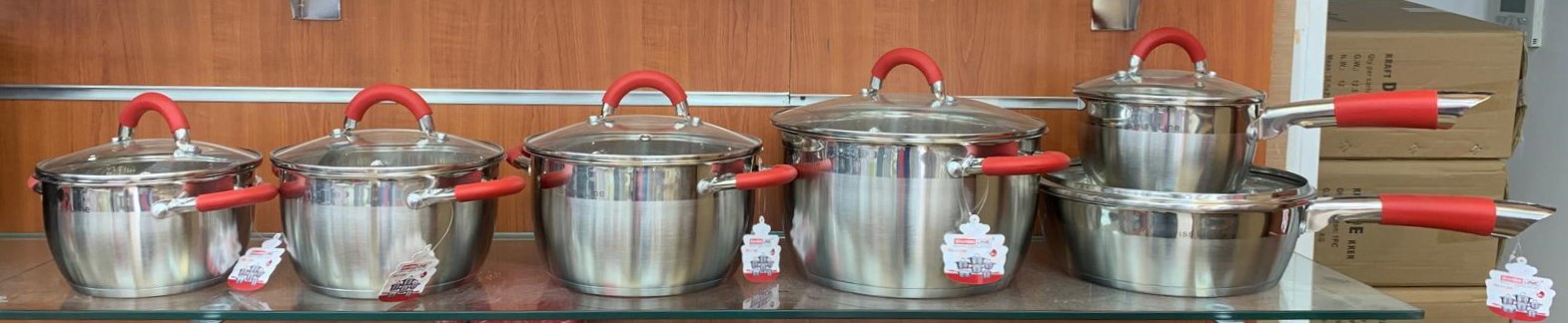 Batterie 12 pièces inox SL