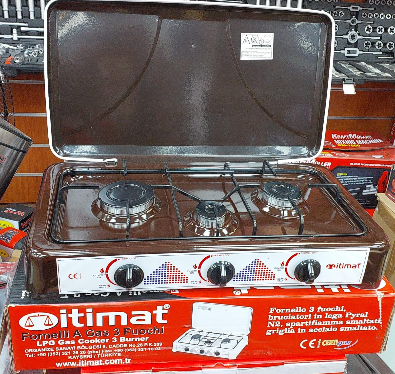 Plaque à Gaz 3 Feux SL