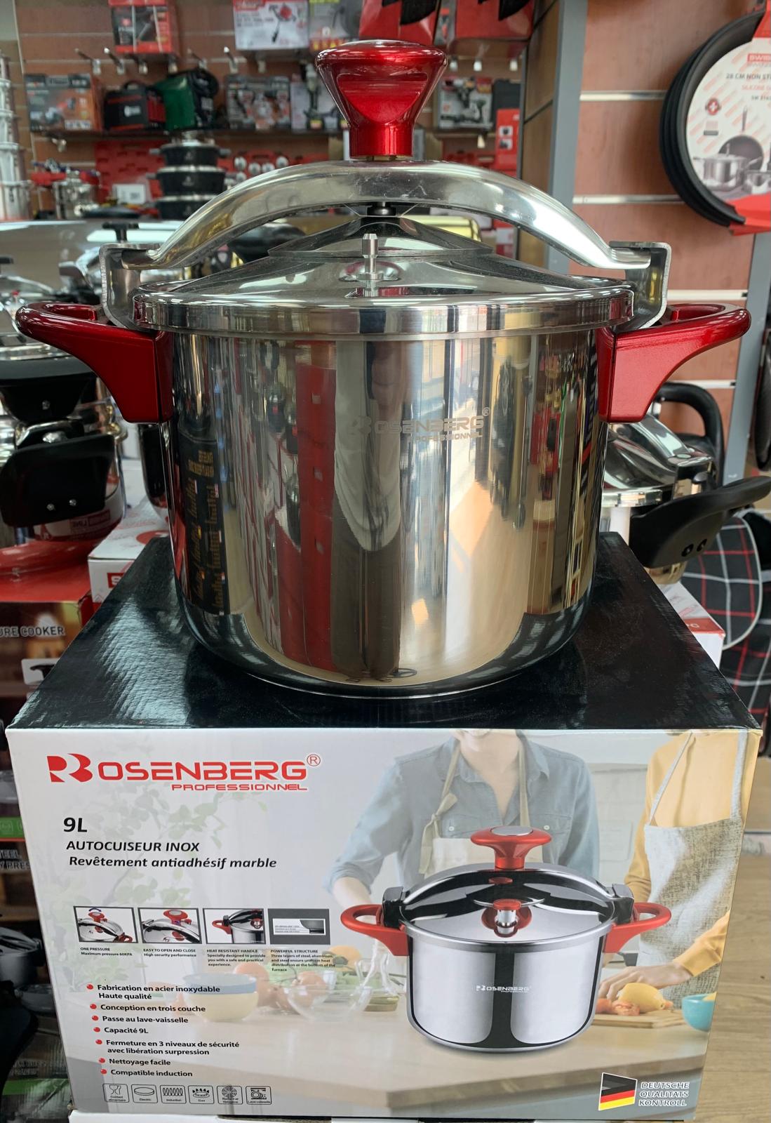 Cocotte-minute inox/pierre 9L RB