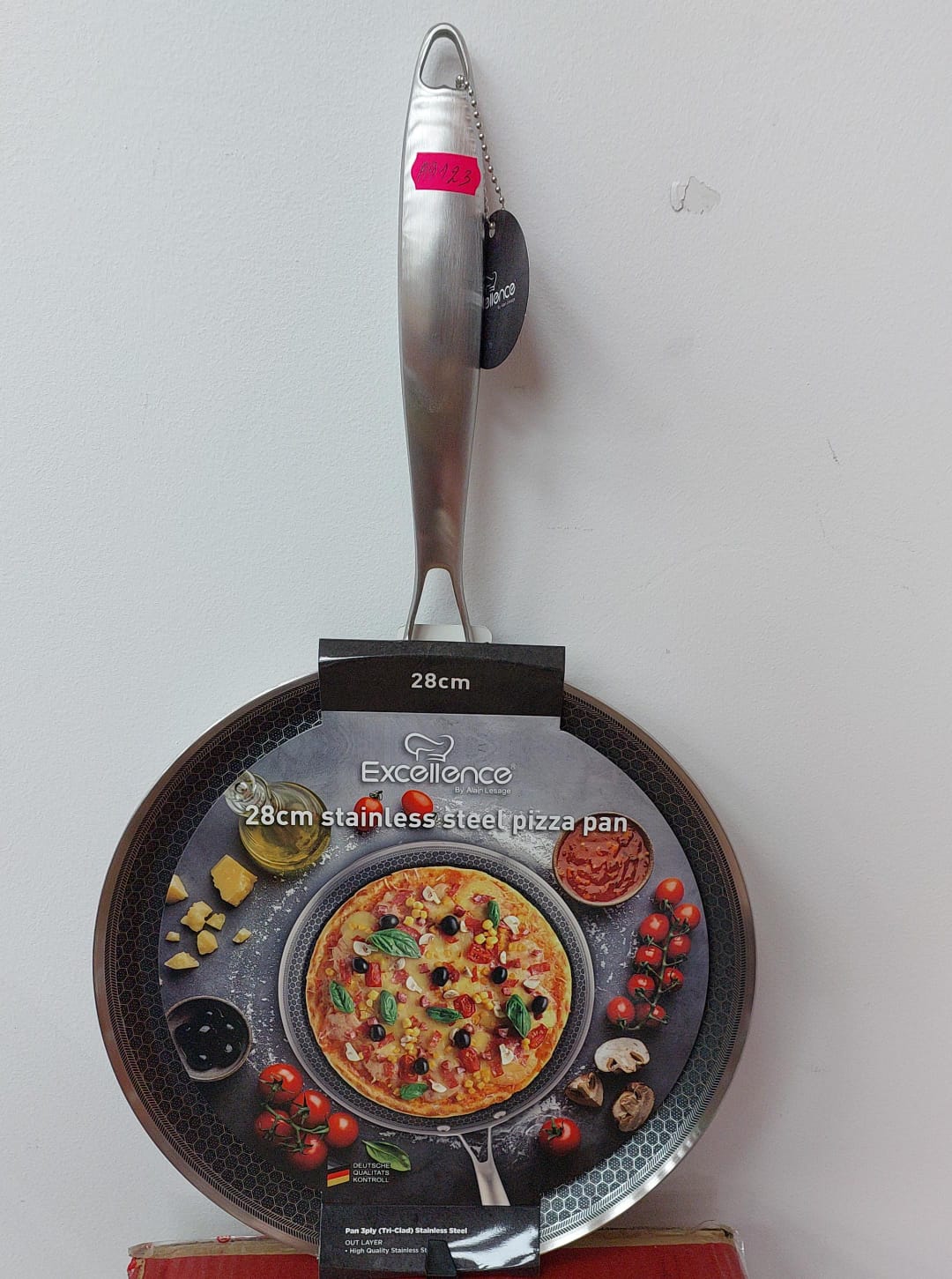 Poêle à crêpe 28 cm Inox nid d'abeille RB