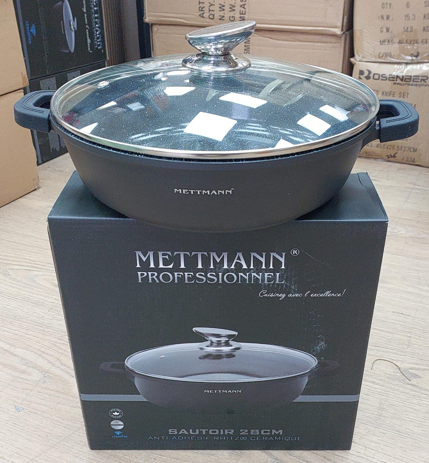 Shallow revêtement céramique + Couvercle de 20cm à 40cm MT