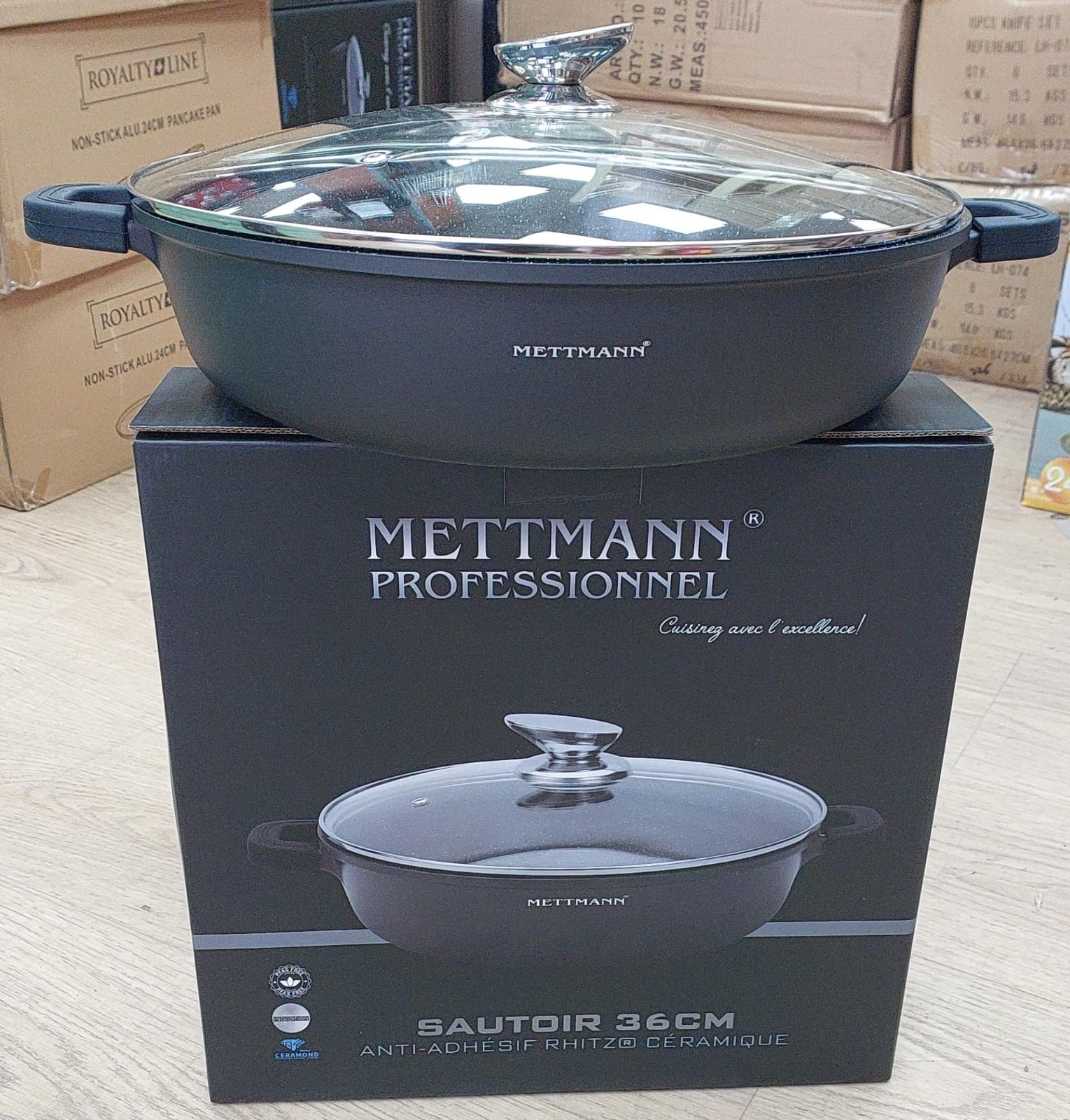 Shallow revêtement céramique + Couvercle de 20cm à 40cm MT