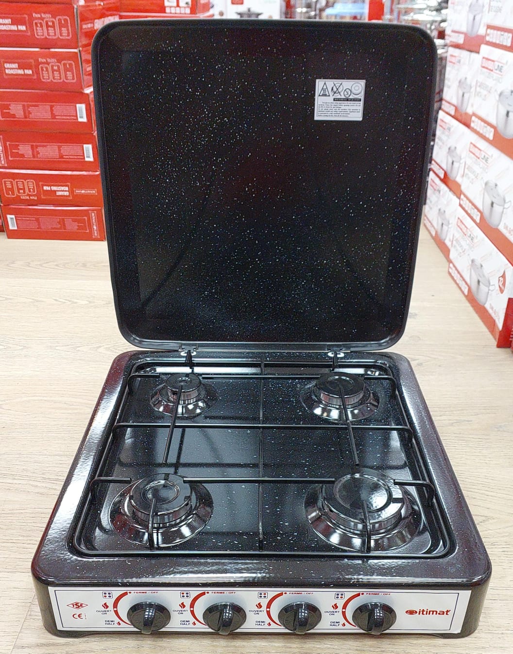 Plaque à Gaz 4 Feux SL