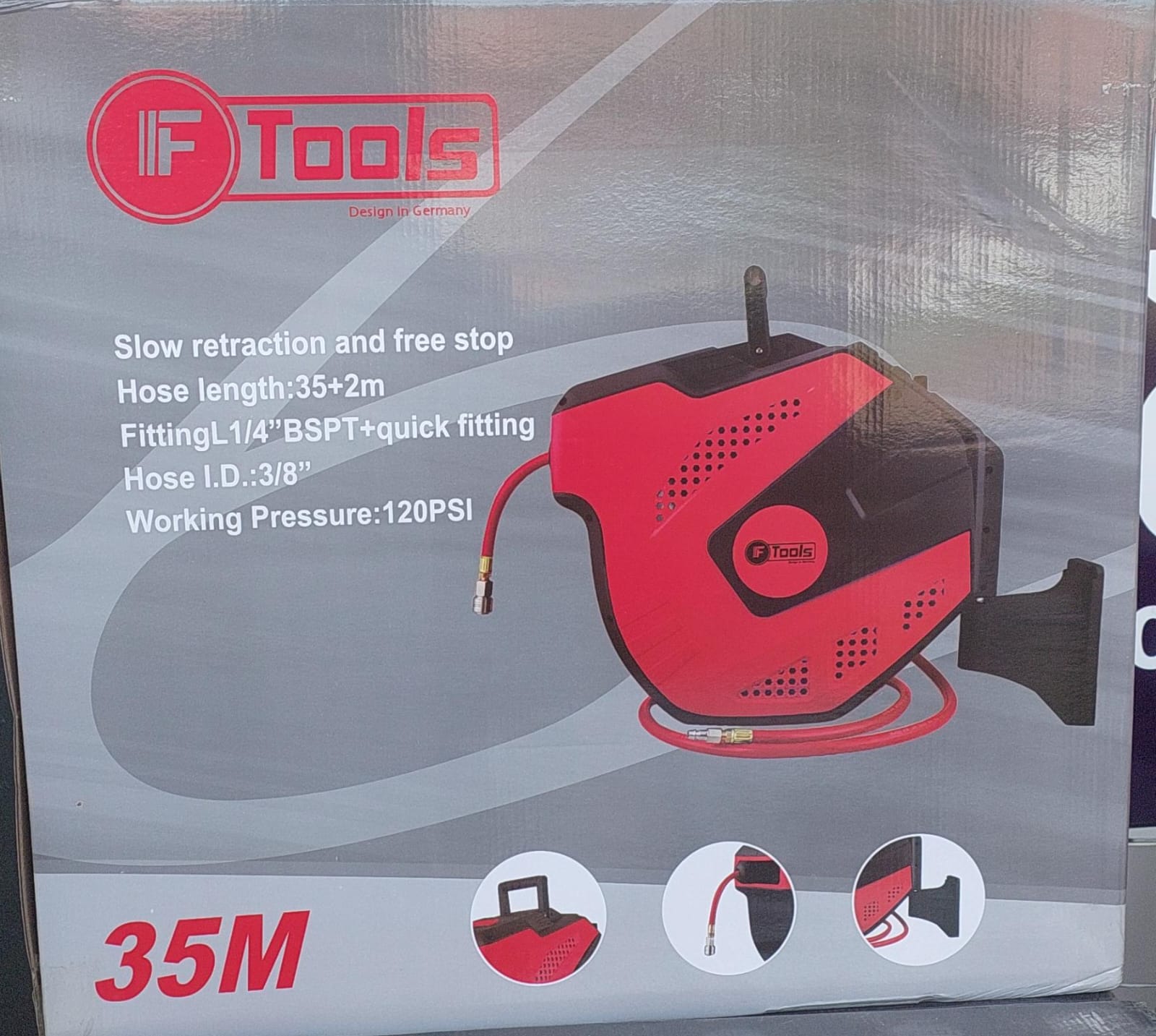 Enrouleur  automatique à air 35m DW