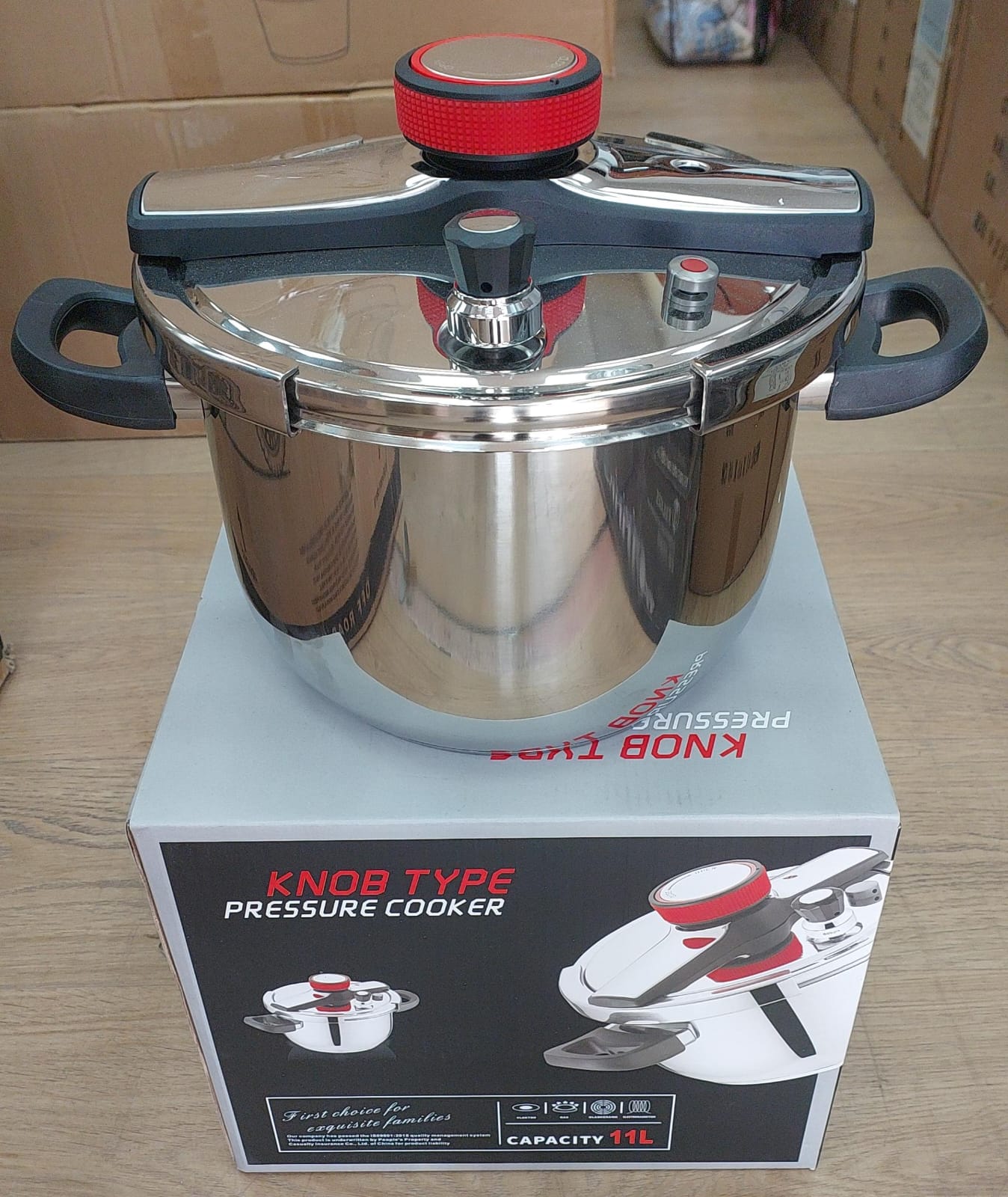 Cocotte-minute clipso inox de 9 à 13L DH