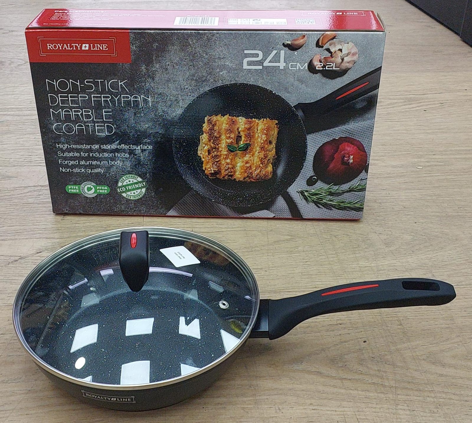 Poêle profonde + couvercle 24cm RL