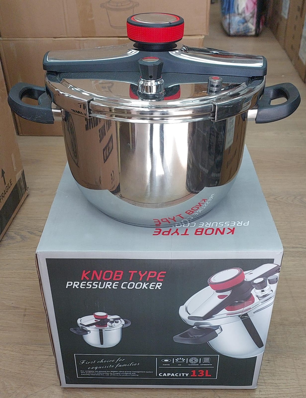 Cocotte-minute clipso inox de 9 à 13L DH