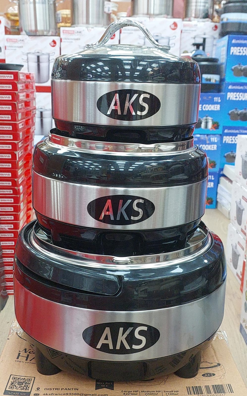 Thermos alimentaire Happy Line par 3 - 1,1L /2,2L/ 4,2L