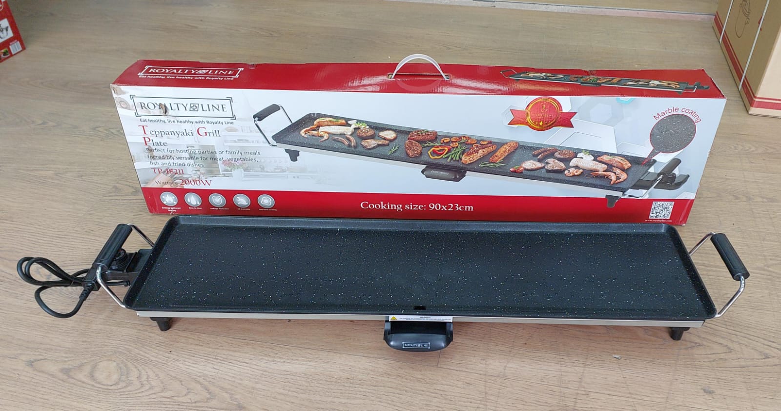 Plancha éléctrique 90cm 2000W RL