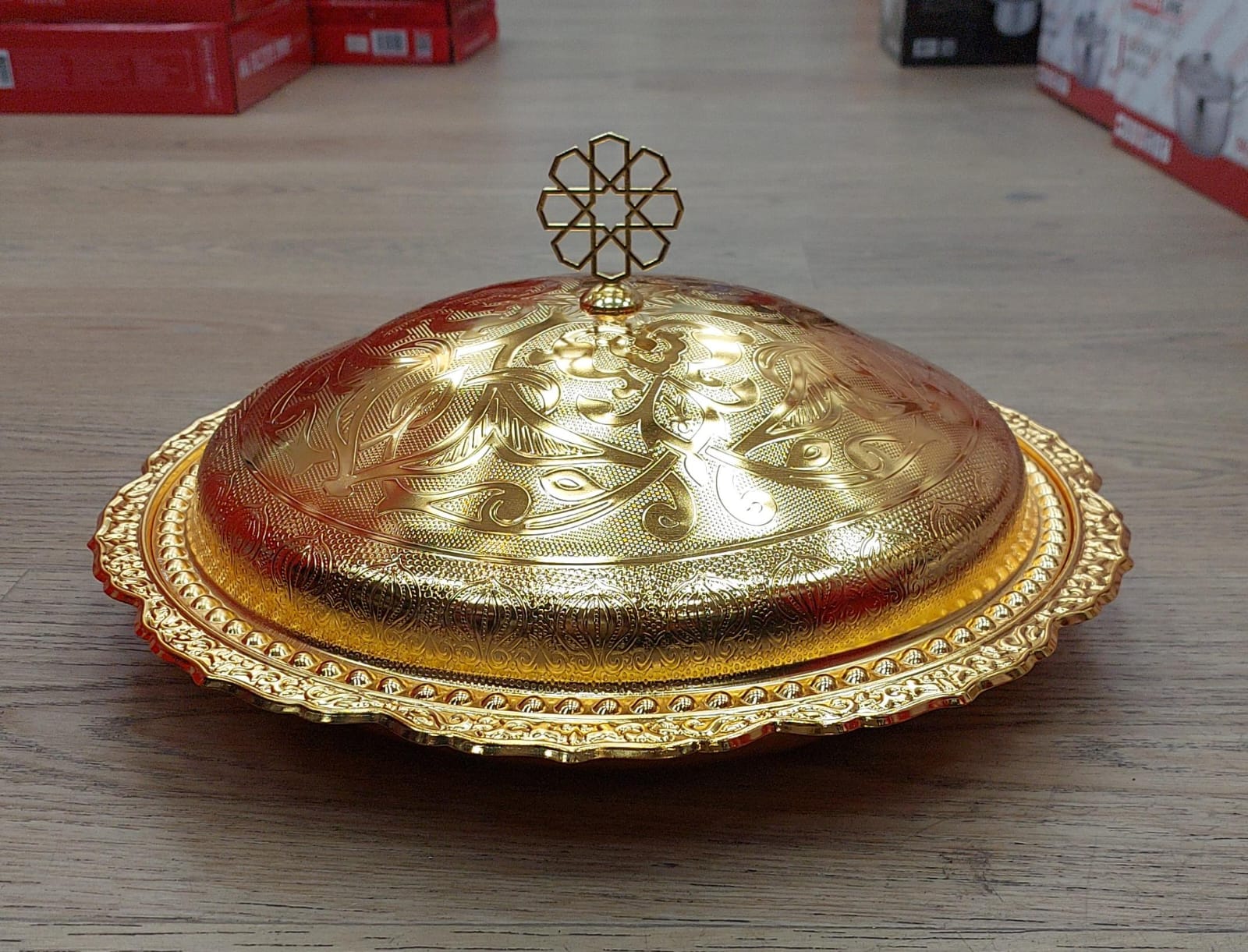 Plat + couvercle Mansaf Doré 39cm DH