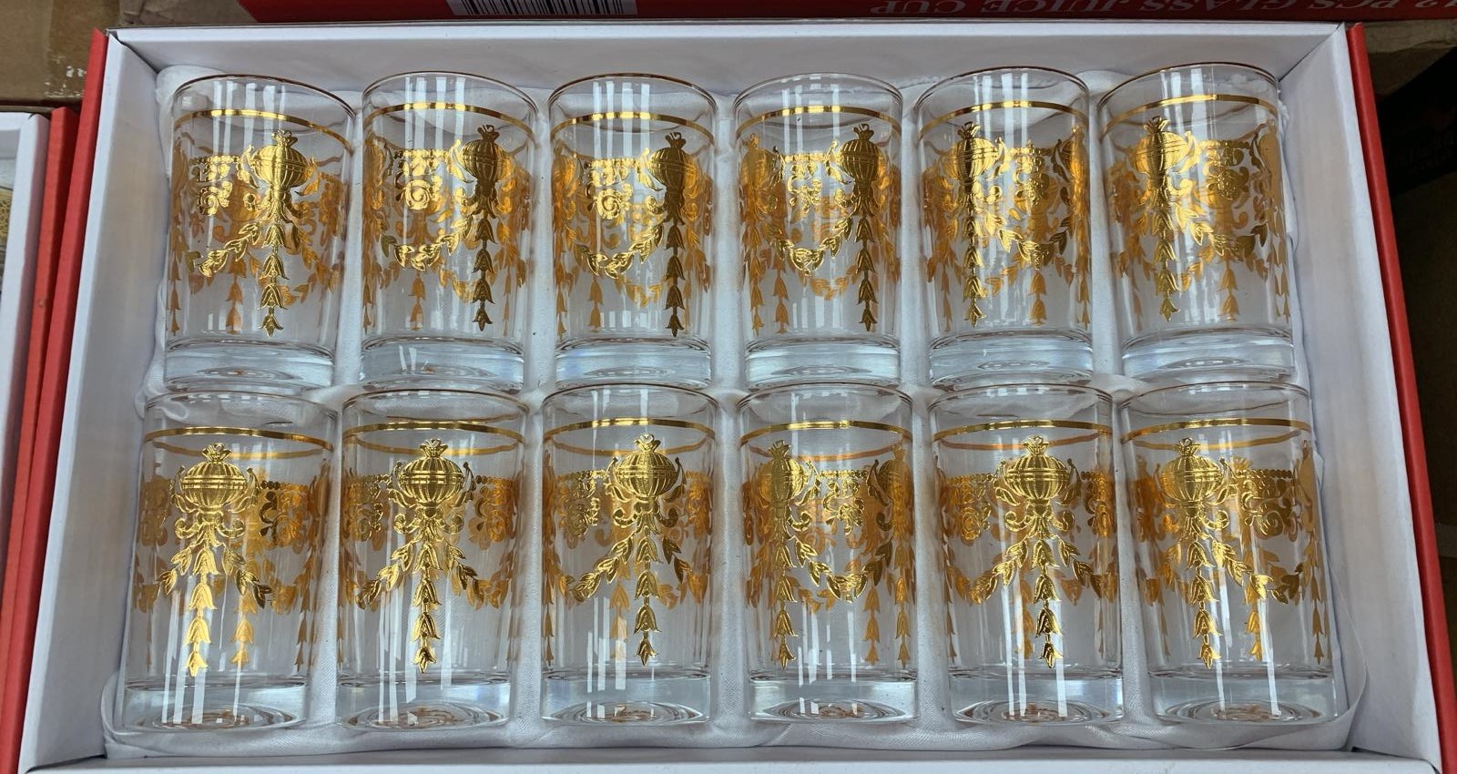 Verre à Thé Doré 12 pièces SL