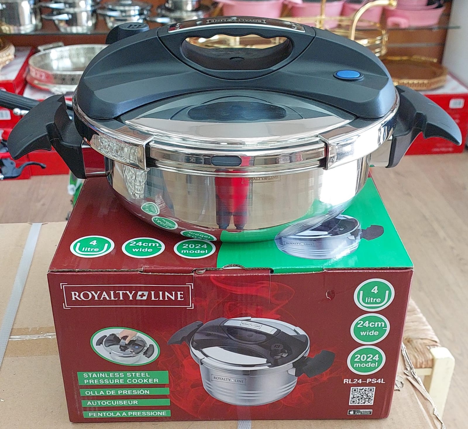 Cocotte-minute clic-clac inox 4L RL