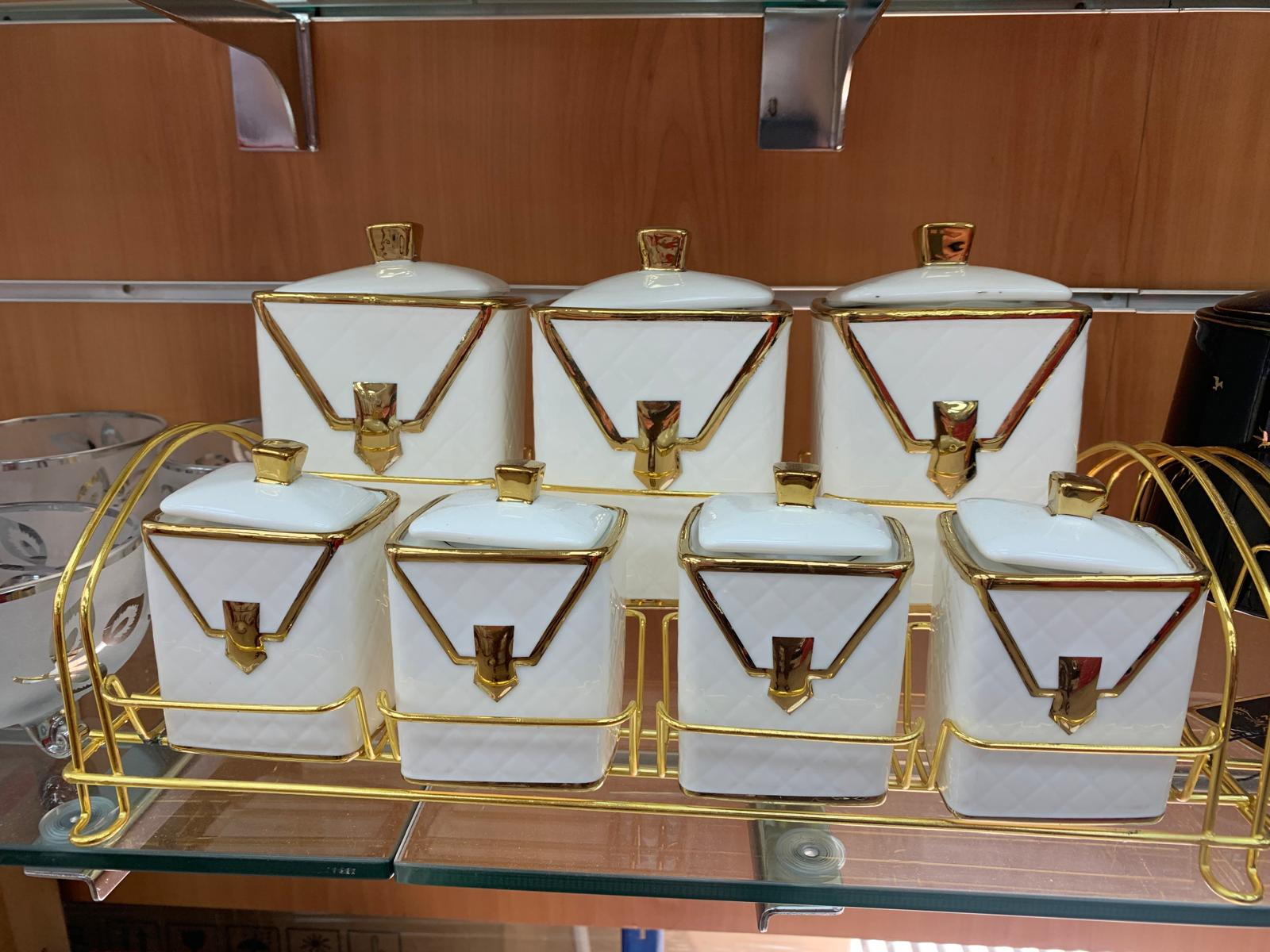 Pot à épices sac à main 7pcs + présentoir DH