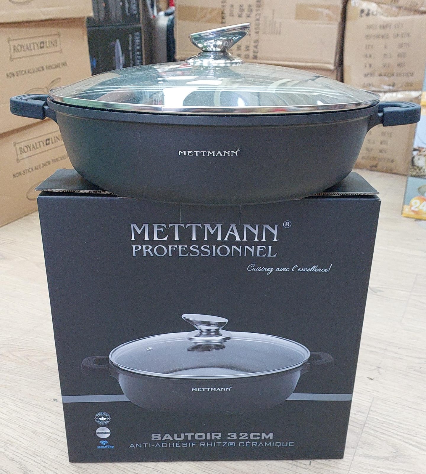 Shallow revêtement céramique + Couvercle de 20cm à 40cm MT