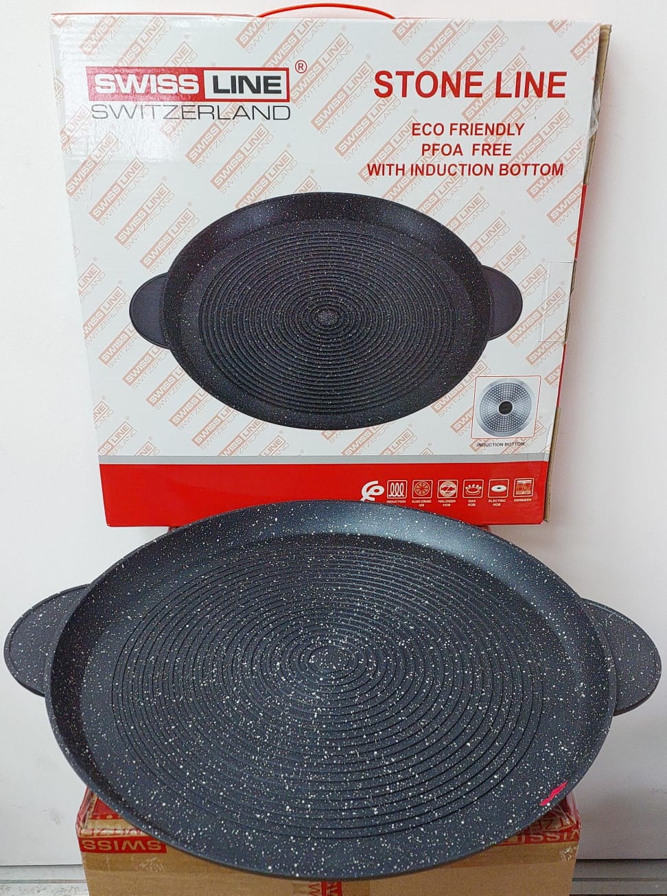 Grill Pan avec rainure 32cm et 36cm SL